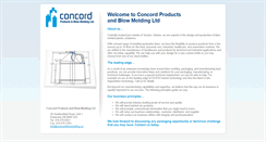 Desktop Screenshot of concordblowmolding.ca